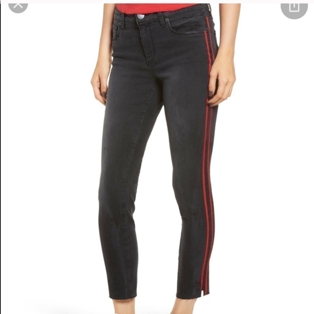 Sts Blue Stella Stripe Crop Skinny Jeans‎ 28 Black